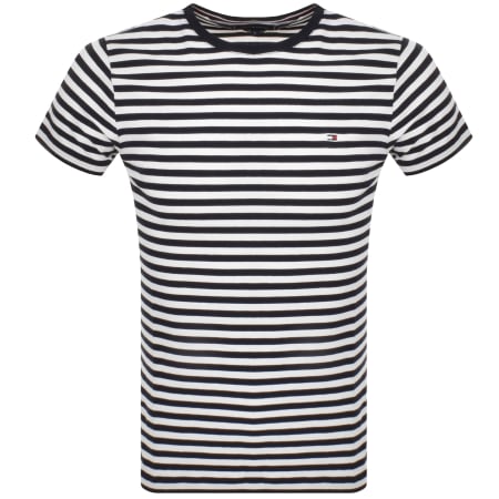 Product Image for Tommy Hilfiger Logo Extra Slim Fit T Shirt Navy