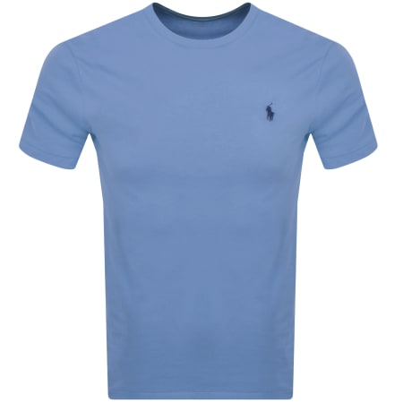 Product Image for Ralph Lauren Short Sleeve Slim Fit T Shirt Blue