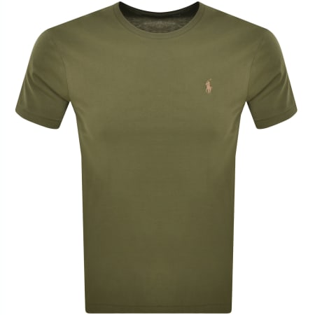 Product Image for Ralph Lauren Short Sleeve Slim Fit T Shirt Green