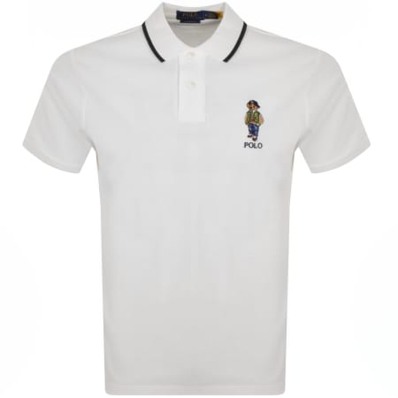 Product Image for Ralph Lauren Short Sleeve Teddy Polo T Shirt White