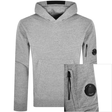 Product Image for CP Company Diagonal Hoodie Grey