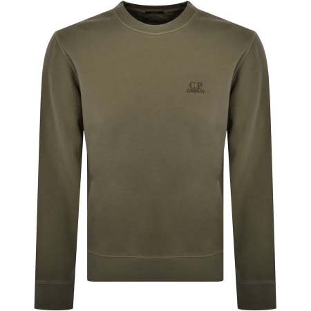 Product Image for CP Company Crew Neck Sweatshirt Brown