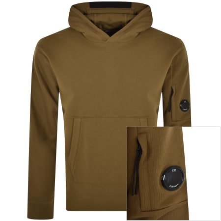 Product Image for CP Company Diagonal Hoodie Brown