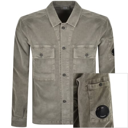 Product Image for CP Company Corduroy Overshirt Grey