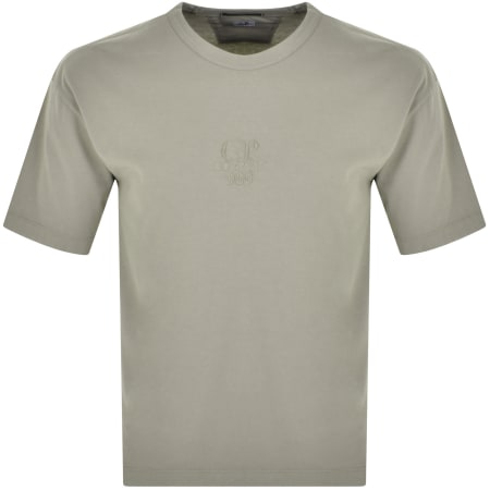 Product Image for CP Company Jersey Logo T Shirt Grey