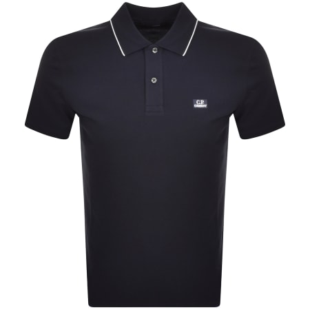 Product Image for CP Company Piquet Polo T Shirt Navy