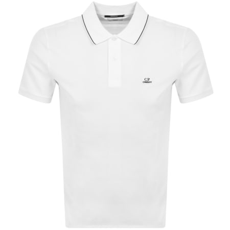Product Image for CP Company Piquet Polo T Shirt White