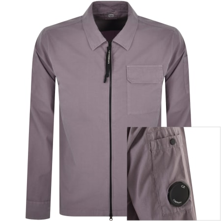 Product Image for CP Company Gabardine Overshirt Purple