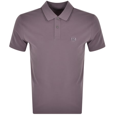 Product Image for CP Company Piquet Polo T Shirt Purple