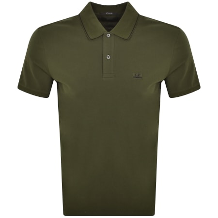 Product Image for CP Company Piquet Polo T Shirt Green