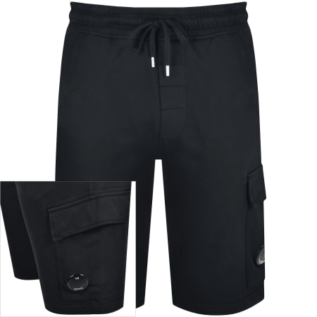 Product Image for CP Company Jersey Cargo Shorts Black