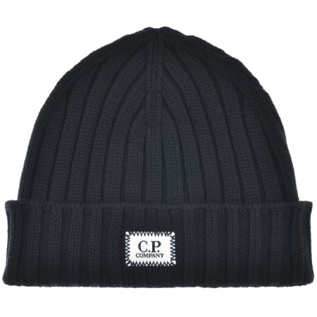 Recommended Product Image for CP Company Merino Wool Beanie Hat Navy