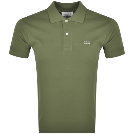 Product Image for Lacoste Short Sleeved Polo T Shirt Khaki