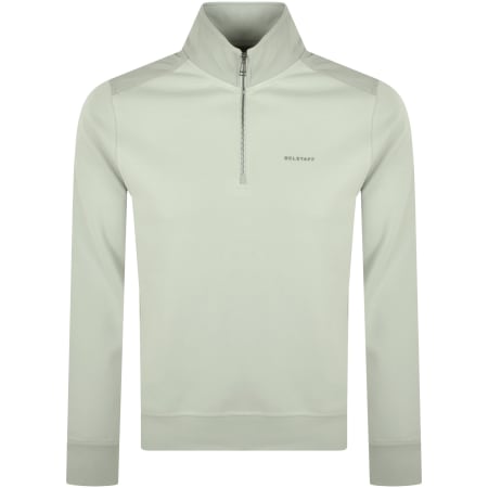 Product Image for Belstaff Alloy Quarter Zip Sweatshirt Grey
