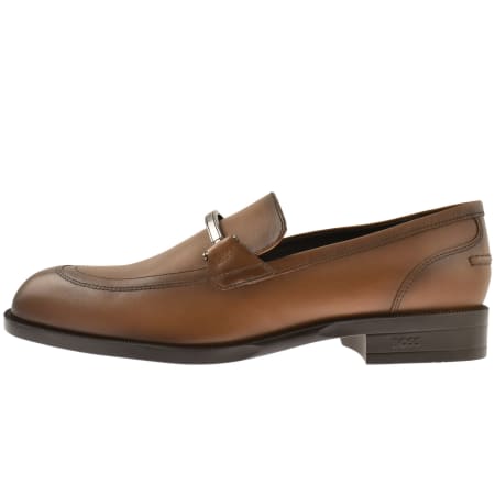 Product Image for BOSS Tayil Loafer Shoes Brown