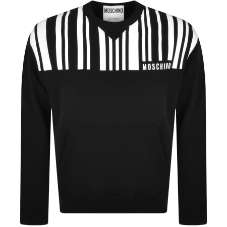 Product Image for Moschino Organic Cotton Fleece Sweatshirt Black