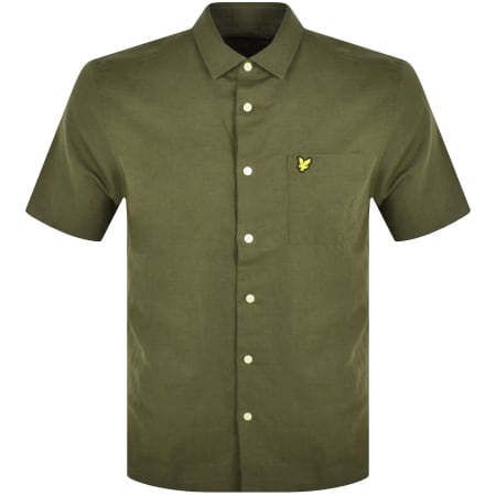 Product Image for Lyle And Scott Cotton Linen Shirt Green