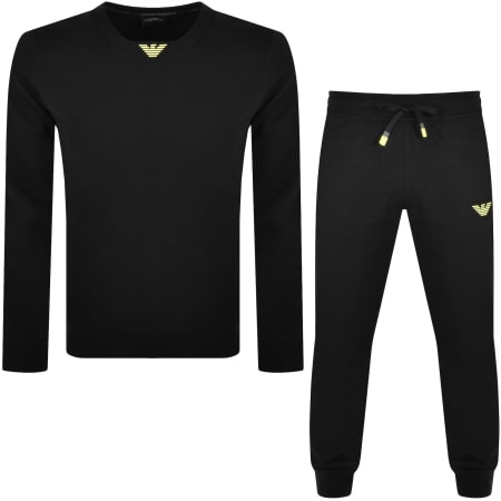 Recommended Product Image for Emporio Armani Crew Neck Lounge Set Black