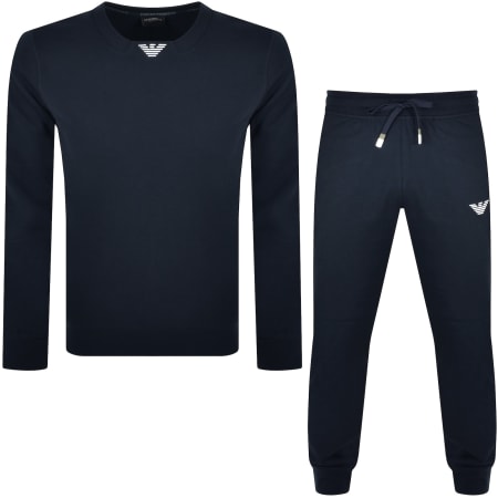 Recommended Product Image for Emporio Armani Crew Neck Lounge Set Navy