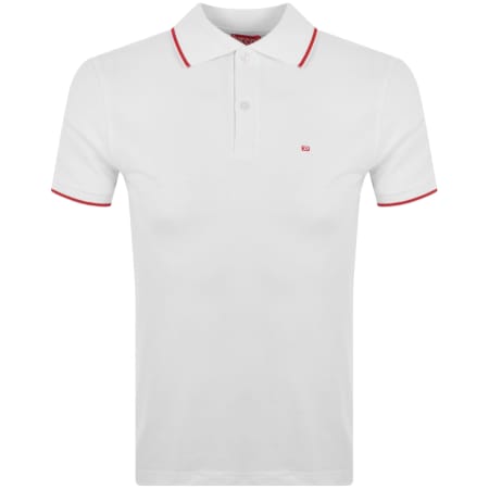 Product Image for Diesel T Ferry Microdiv Polo T Shirt White