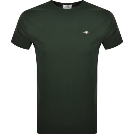 Product Image for Gant Regular Shield T Shirt Green