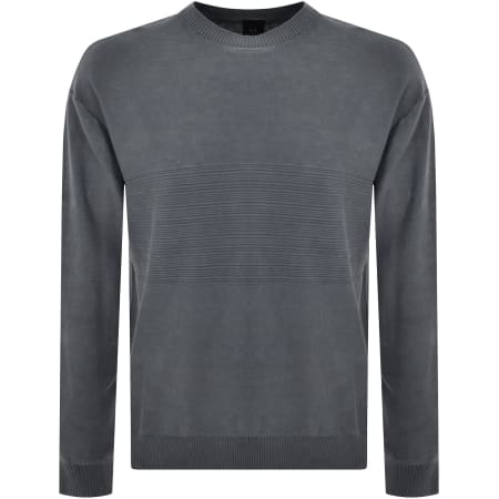 Product Image for Armani Exchange Crew Neck Knit Jumper Grey