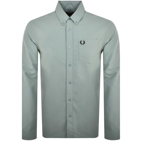 Product Image for Fred Perry Oxford Long Sleeved Shirt Blue