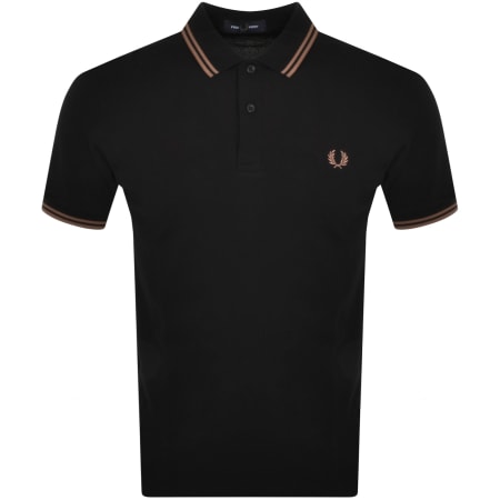 Product Image for Fred Perry Twin Tipped Polo T Shirt Black