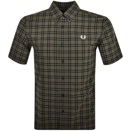 Product Image for Fred Perry Oxford Short Sleeved Shirt Green