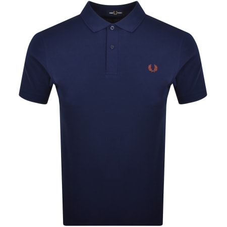Product Image for Fred Perry Plain Polo T Shirt Navy