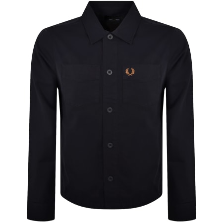 Recommended Product Image for Fred Perry Twill Overshirt Navy