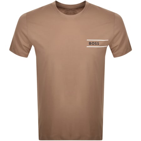 Product Image for BOSS 24 Logo T Shirt Beige