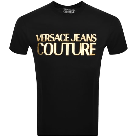 Product Image for Versace Jeans Couture Logo T Shirt Black