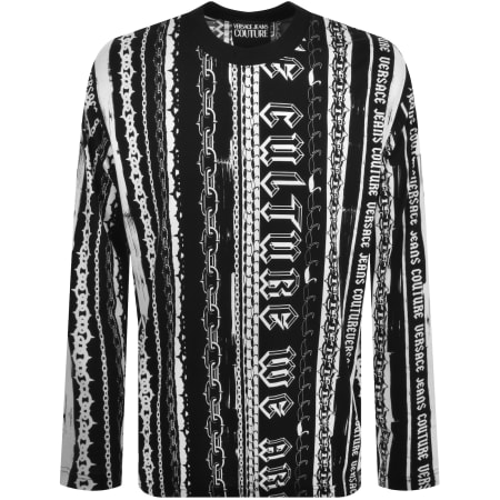 Product Image for Versace Jeans Couture Long Sleeve T Shirt Black