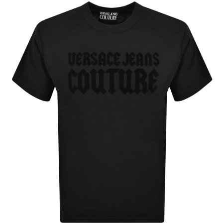 Product Image for Versace Jeans Couture Flock T Shirt Black