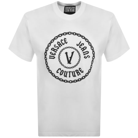 Product Image for Versace Jeans Couture Logo T Shirt White