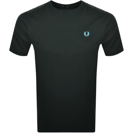 Recommended Product Image for Fred Perry Crew Neck T Shirt Green