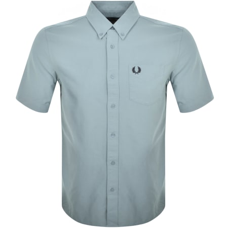 Product Image for Fred Perry Oxford Short Sleeve Shirt Blue