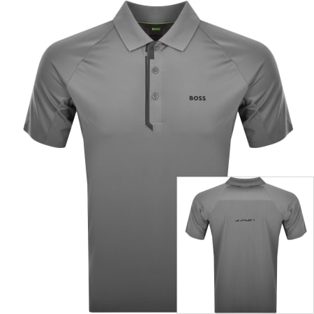 Recommended Product Image for BOSS Paddytech Polo T Shirt Grey