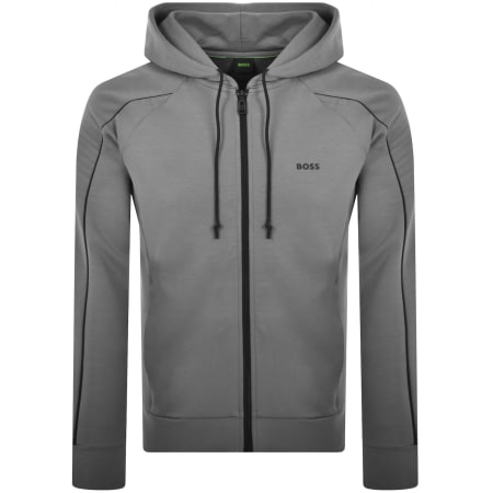 Product Image for BOSS Saggy 1 Full Zip Hoodie Grey