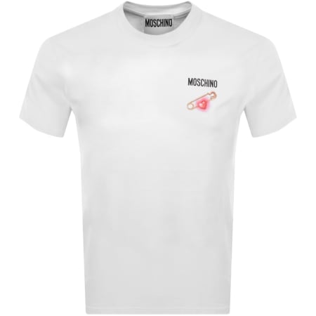 Product Image for Moschino Logo T Shirt White