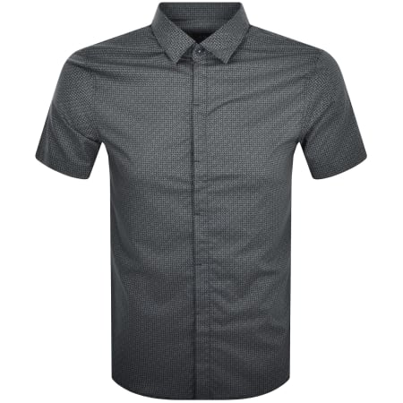 Product Image for Armani Exchange Short Sleeve Shirt Navy