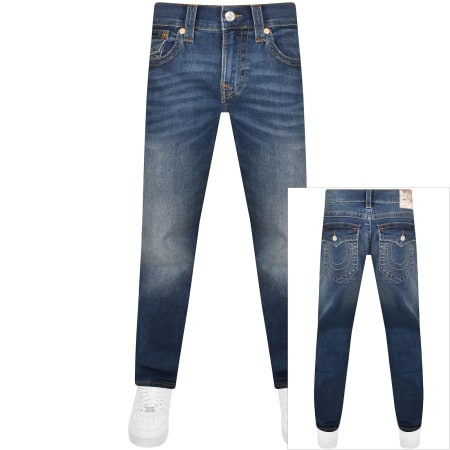 Product Image for True Religion Ricky Flap Mid Wash Jeans Blue