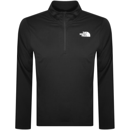 Product Image for The North Face Quarter Zip T Shirt Black