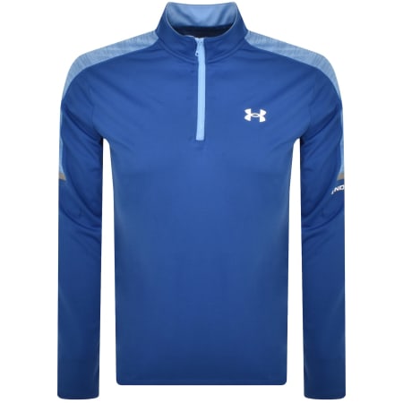 Recommended Product Image for Under Armour Tech Quarter Zip Sweatshirt Blue