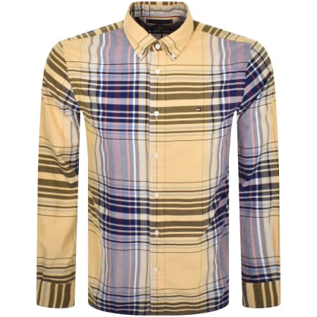 Product Image for Tommy Hilfiger Oxford Check Shirt Yellow