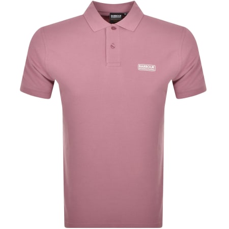 Product Image for Barbour International Essential Polo T Shirt Pink