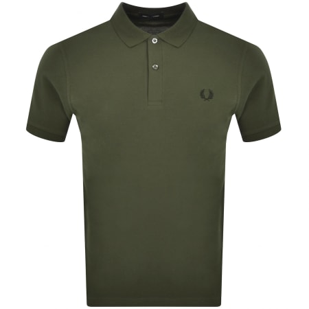 Product Image for Fred Perry Plain Polo T Shirt Green