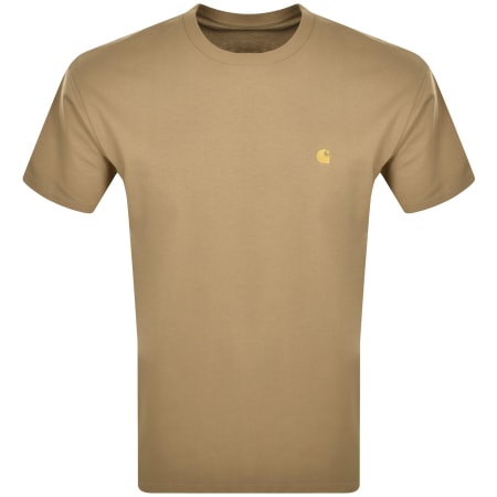 Recommended Product Image for Carhartt WIP Chase Short Sleeved T Shirt Brown