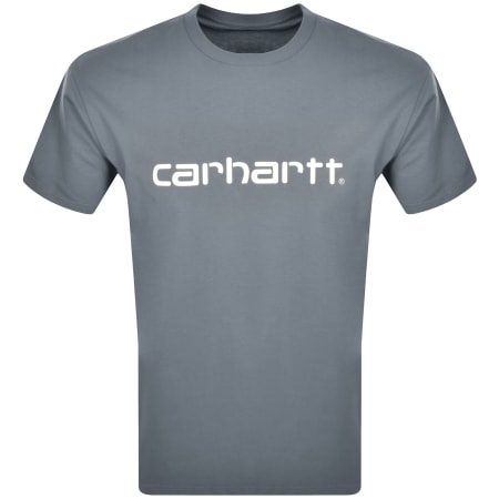 Product Image for Carhartt WIP Script Short Sleeved T Shirt Grey